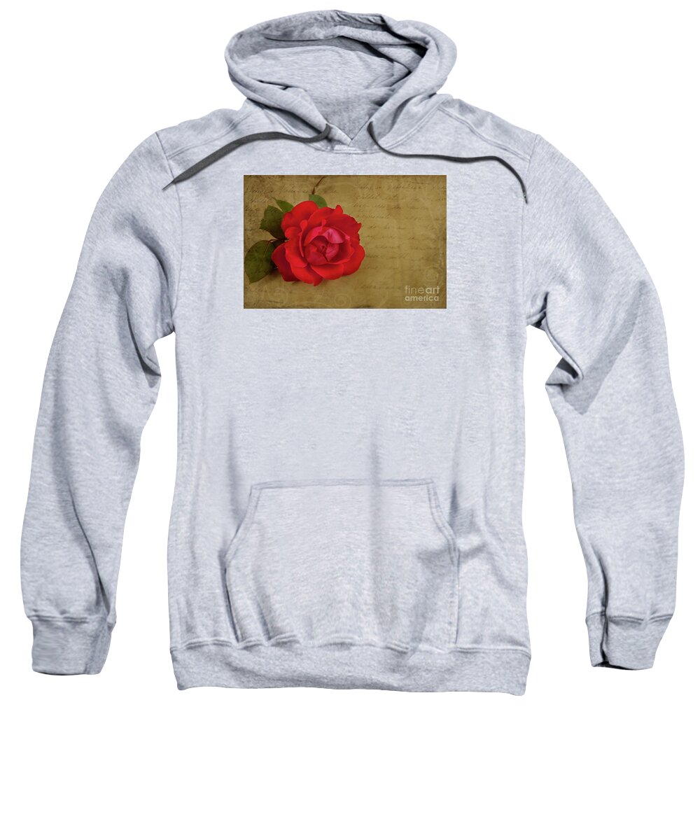 Rose Sweatshirt featuring the photograph A Rose by Any Other Name by Lena Auxier