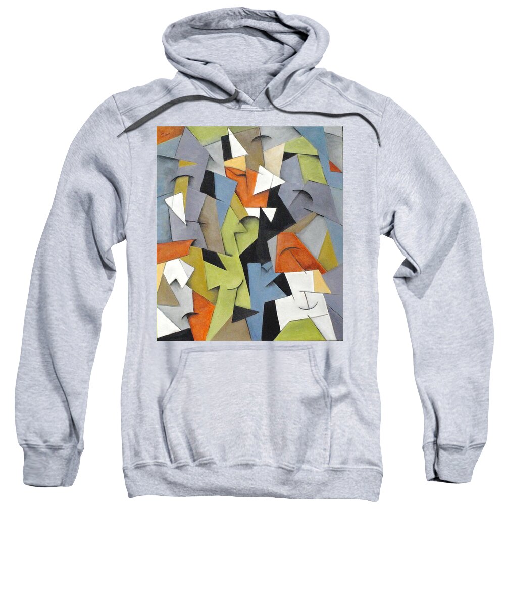 Contemporary Sweatshirt featuring the painting Absolute by Trish Toro