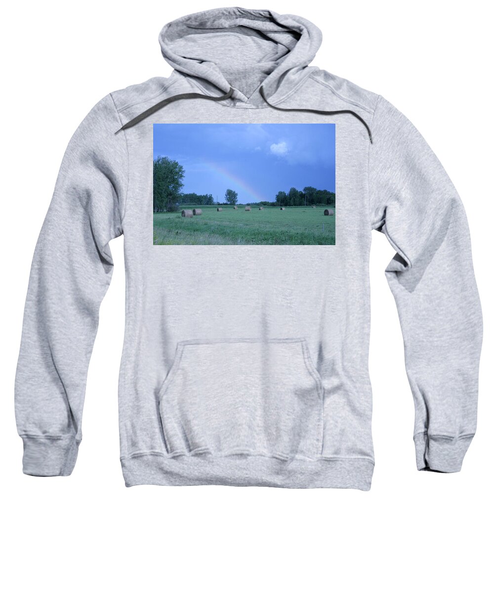 Scene Sweatshirt featuring the photograph After the Rain by Mary Mikawoz