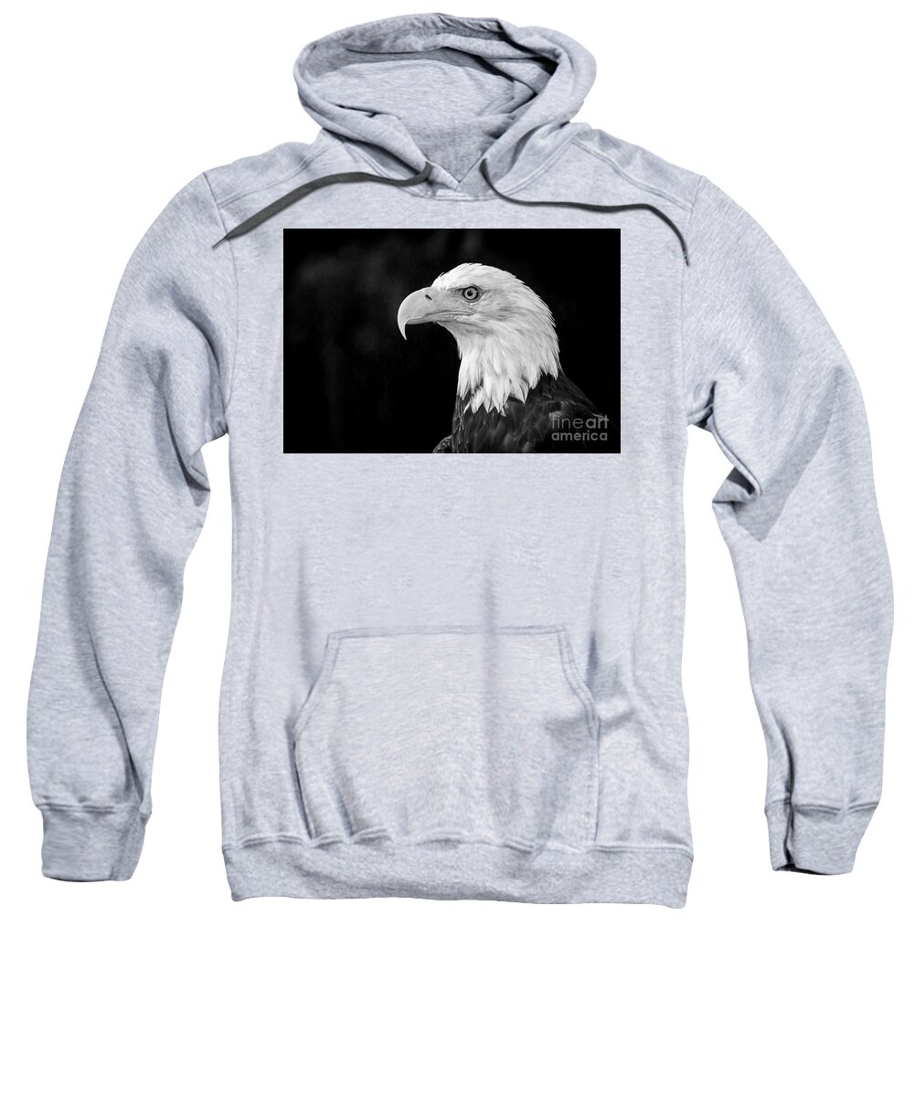 Birds Sweatshirt featuring the photograph American Bald Eagle by Sal Ahmed