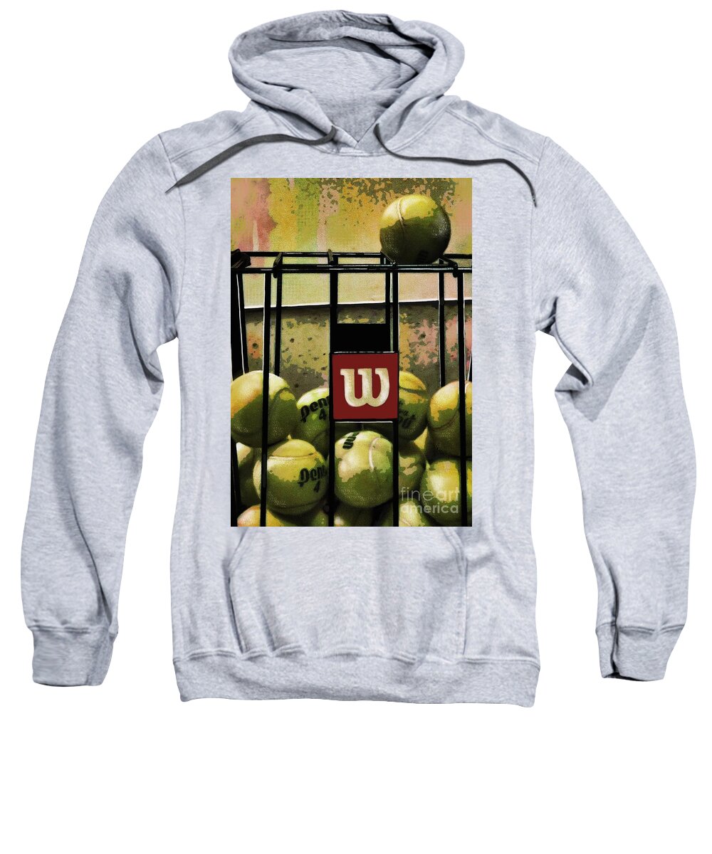 Tennis Balls Sweatshirt featuring the photograph An Escapee by Diana Rajala