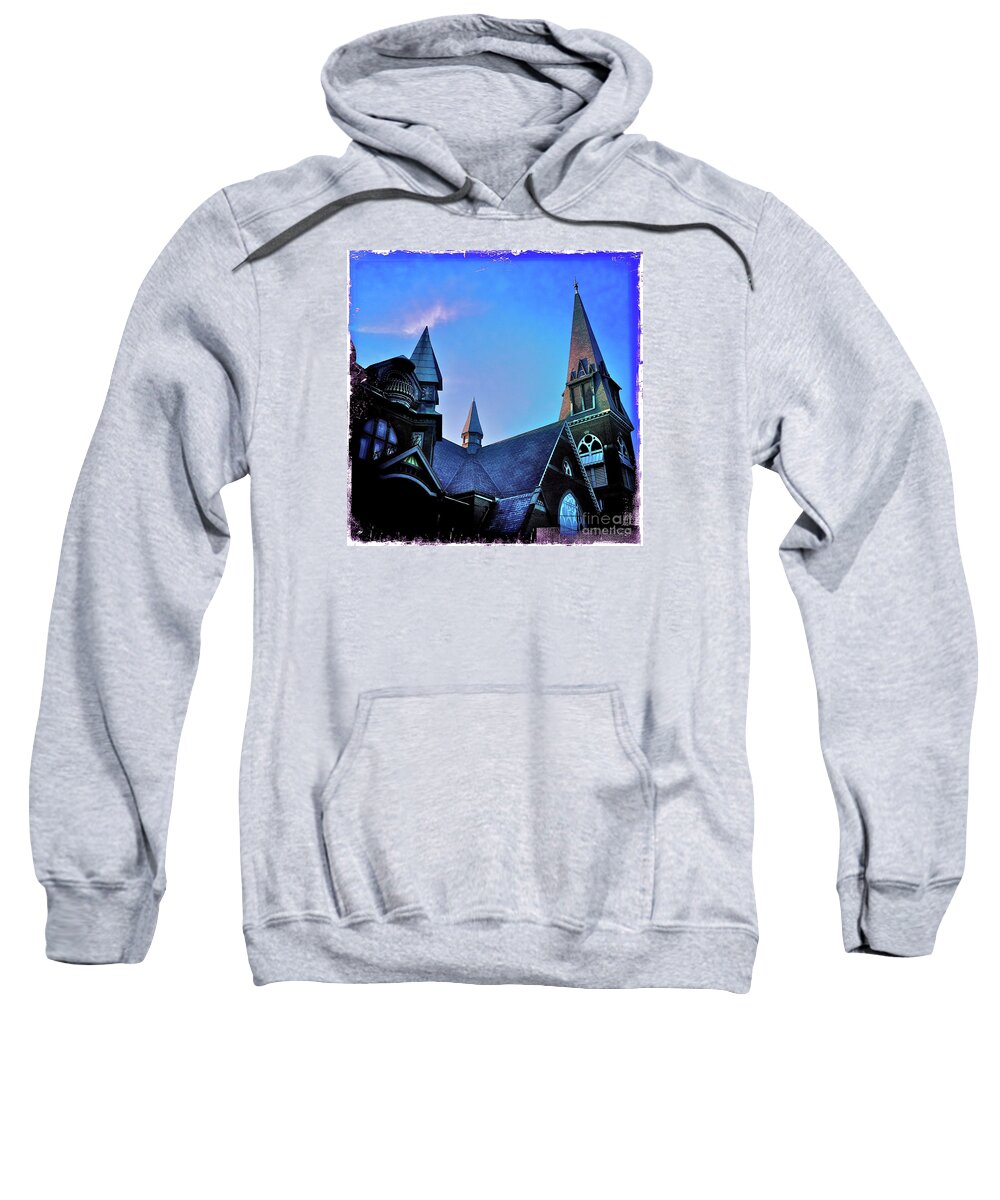 Steeples Sweatshirt featuring the photograph Angels Among Us - The Three Sisters by Kevyn Bashore