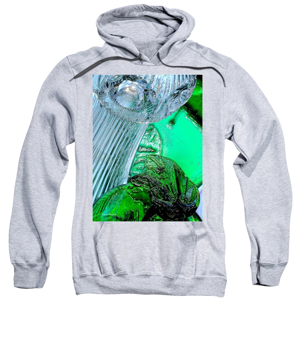 Glass Sweatshirt featuring the photograph Angels Over Aliens by Donna Blackhall