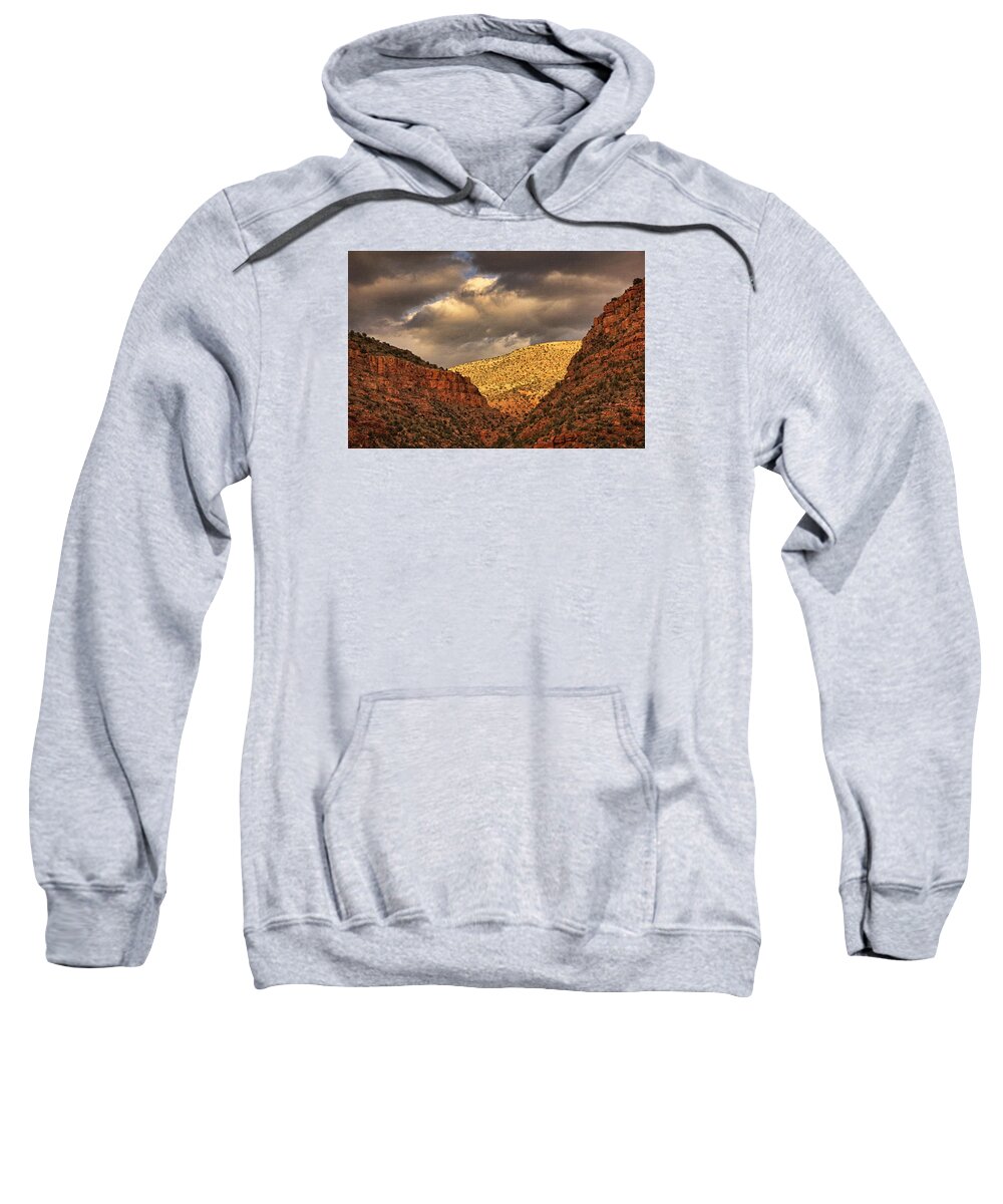 Verde Valley Sweatshirt featuring the photograph Antique Train Ride Pnt by Theo O'Connor
