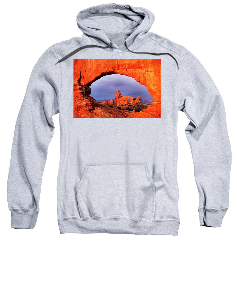 National Parks Sweatshirt featuring the photograph Arches National Park by Mark Miller