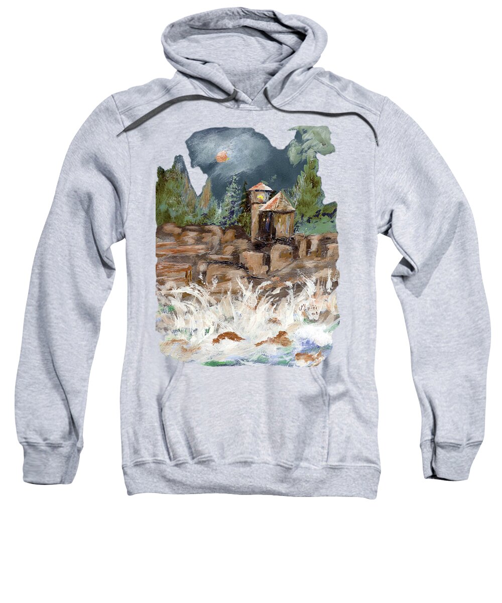 Texas Sweatshirt featuring the photograph Turbulent Night by Erich Grant