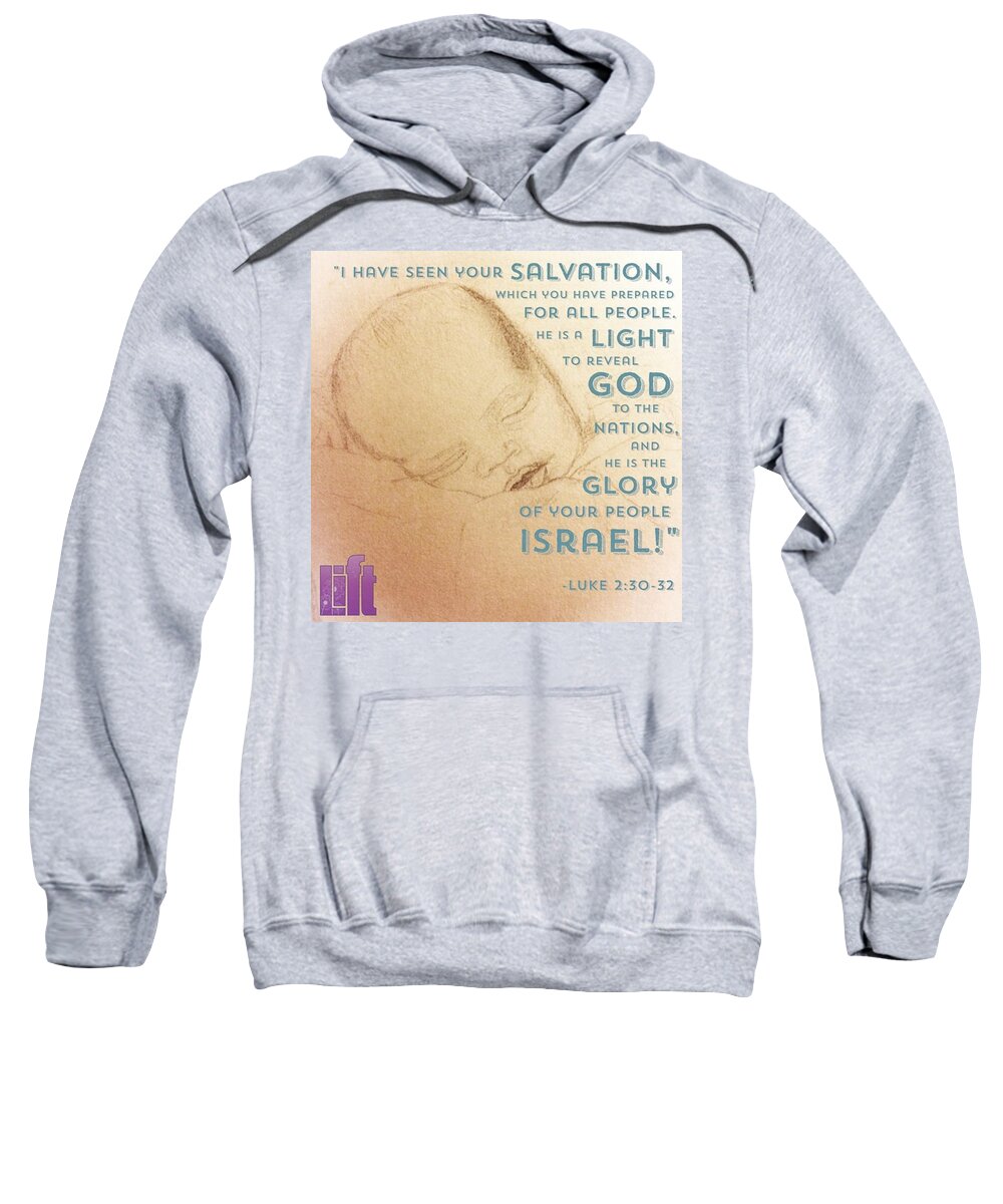 Expectancy Sweatshirt featuring the photograph At That Time There Was A Man In by LIFT Women's Ministry designs --by Julie Hurttgam