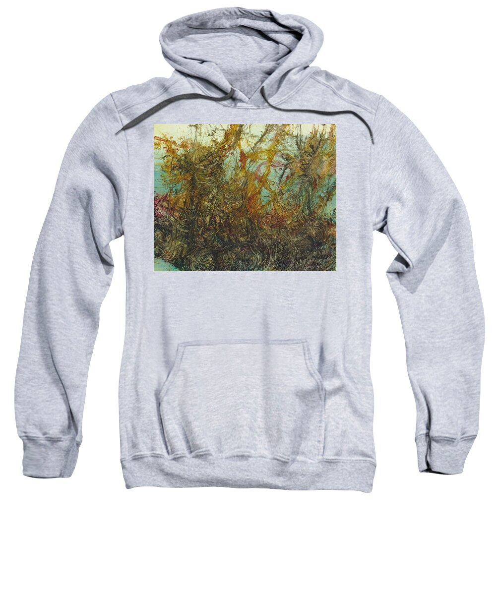 Autumn Sweatshirt featuring the painting Autumn 2 by David Ladmore