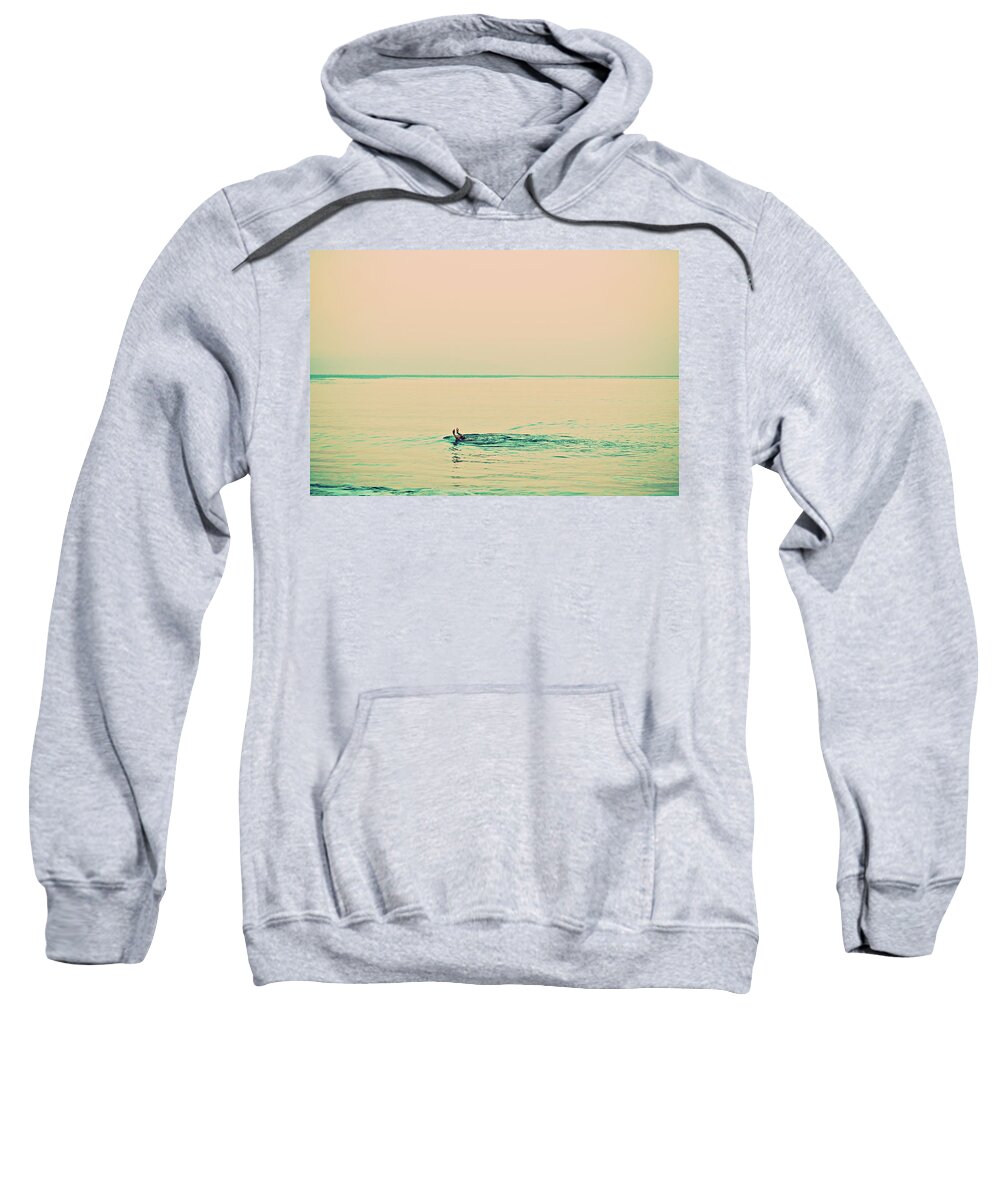 Surfing Sweatshirt featuring the photograph Backstroke by Nik West