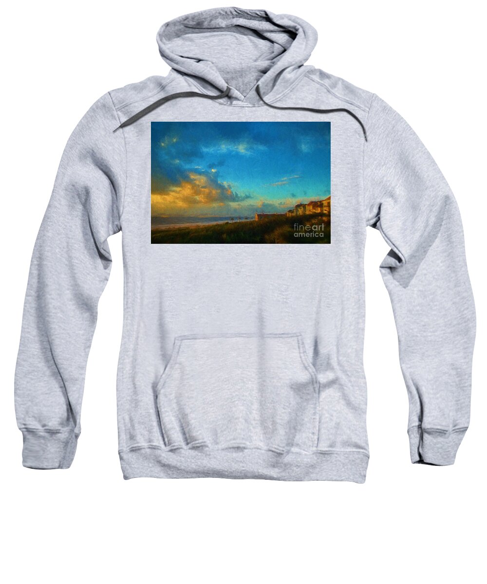 Art Prints Sweatshirt featuring the photograph Beach Beauty by Dave Bosse