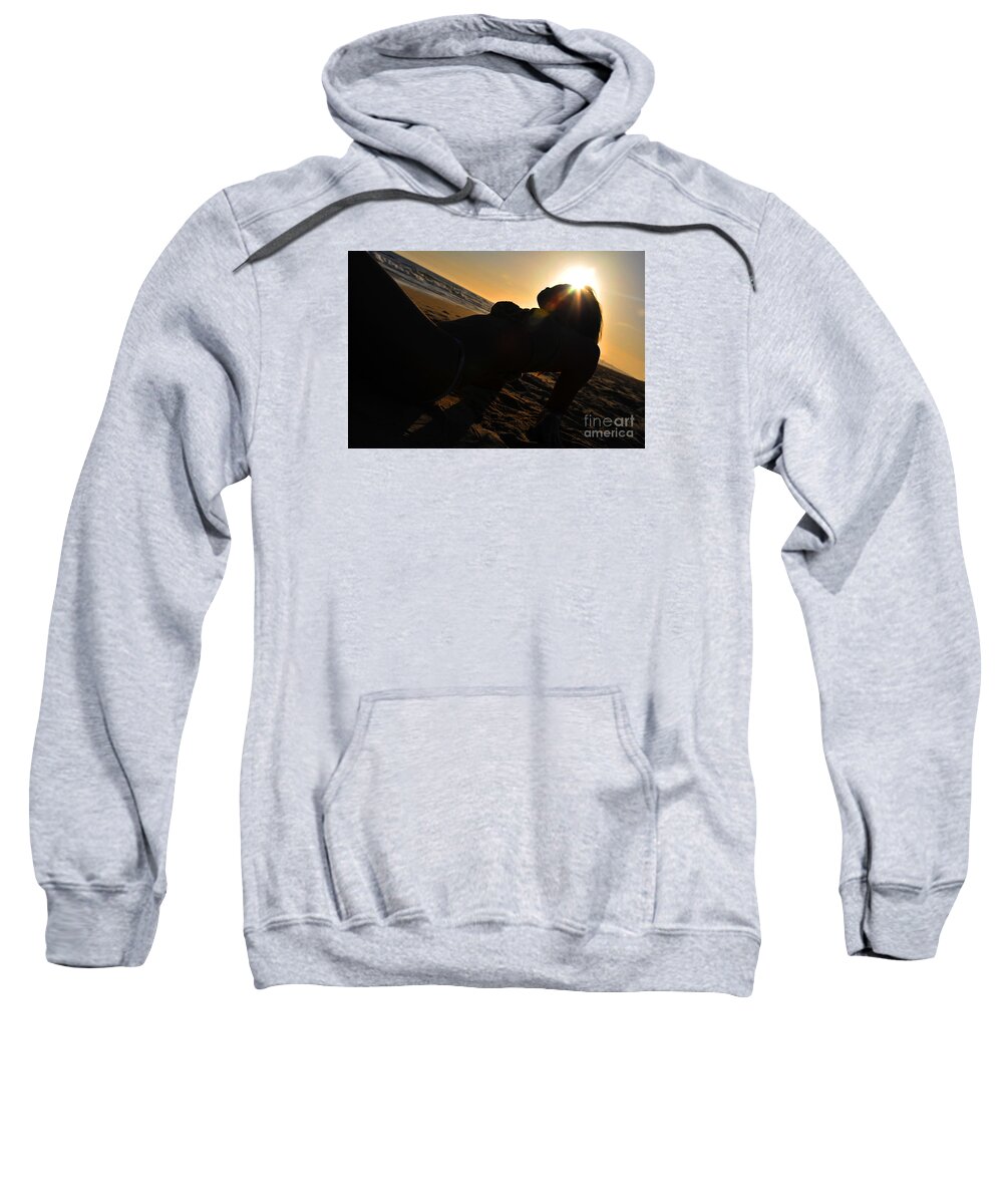 Glamour Photographs Sweatshirt featuring the photograph Beauty at dusk by Robert WK Clark