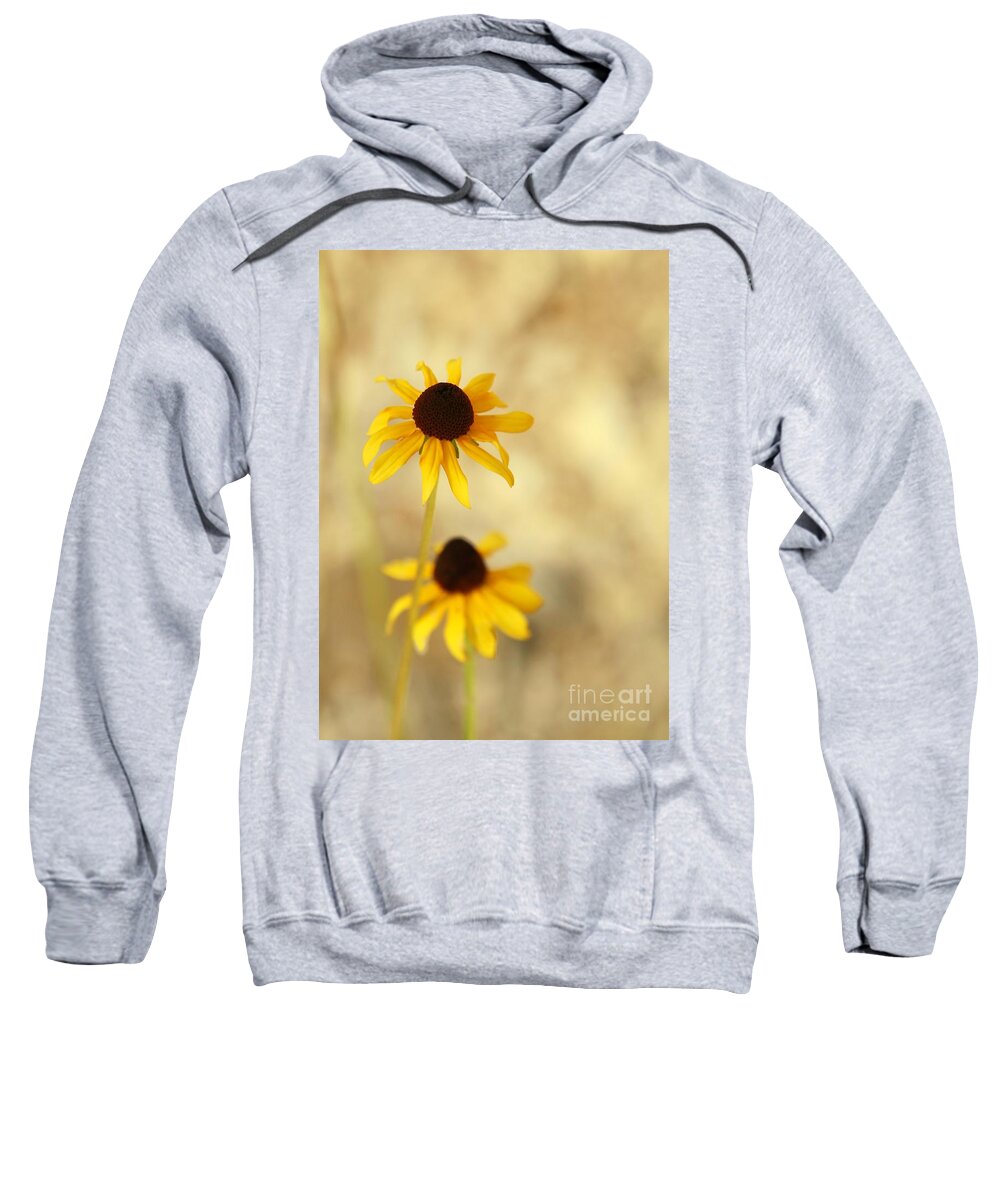 Flower Sweatshirt featuring the photograph Black-Eyed Susan Duet by Sabrina L Ryan