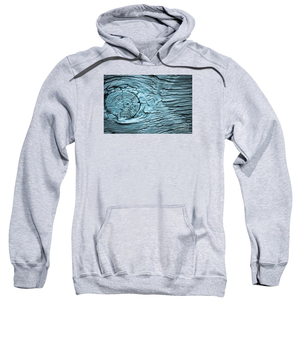 Abstract Sweatshirt featuring the photograph Blue Knot by Todd Blanchard