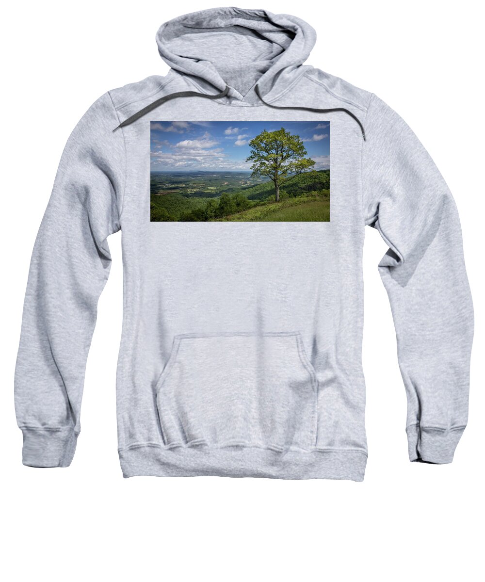 Virginia Sweatshirt featuring the photograph Blue Ridge Parkway Scenic View by James Woody