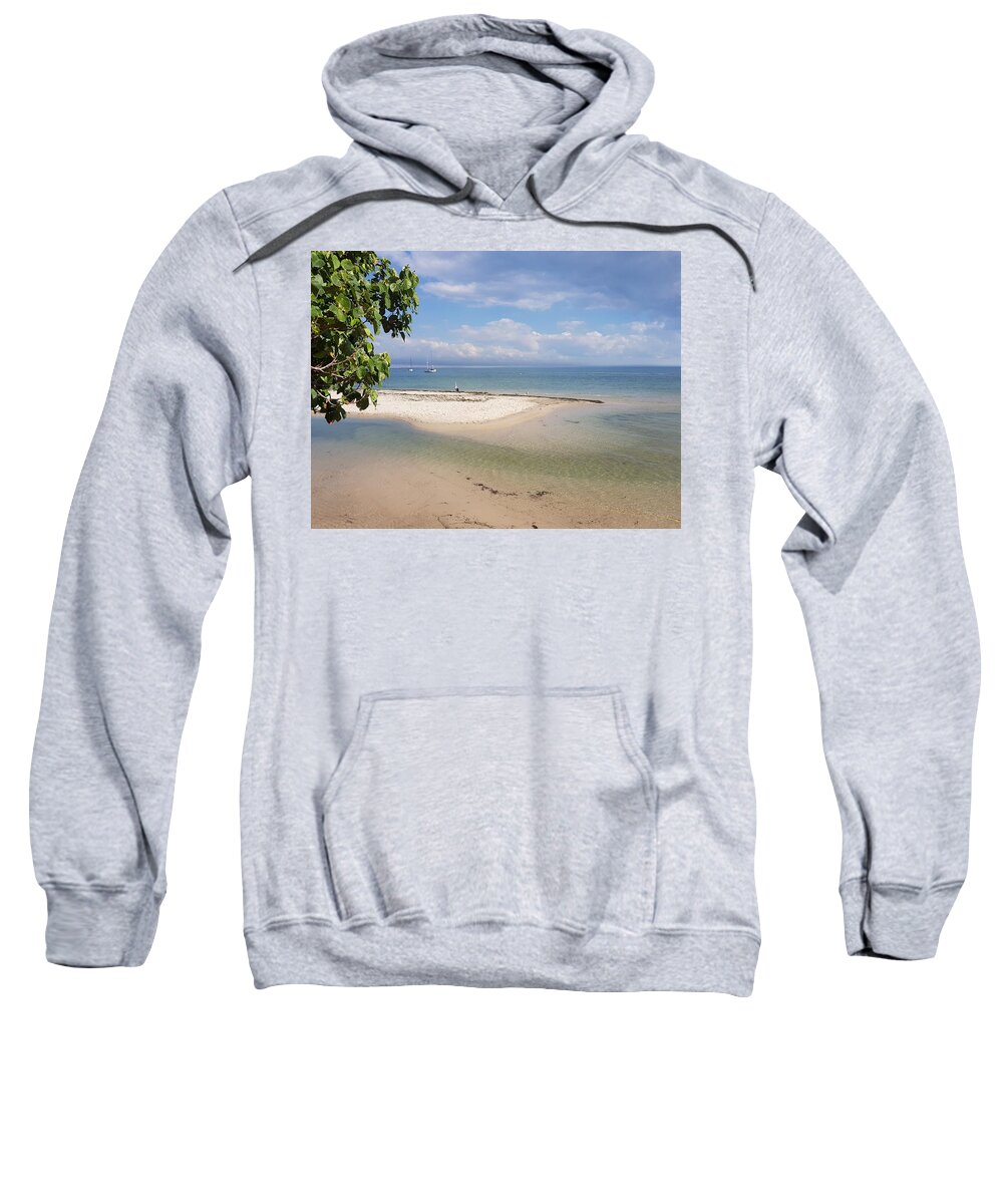 Bribie Island Sweatshirt featuring the photograph Bribie Island by Cassy Allsworth