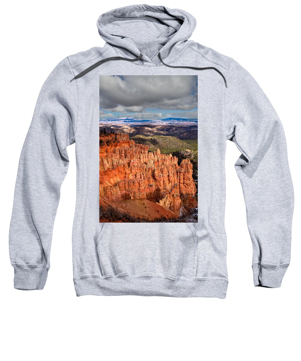 Bryce Canyon Sweatshirt featuring the photograph Bryce by Kathleen Bishop