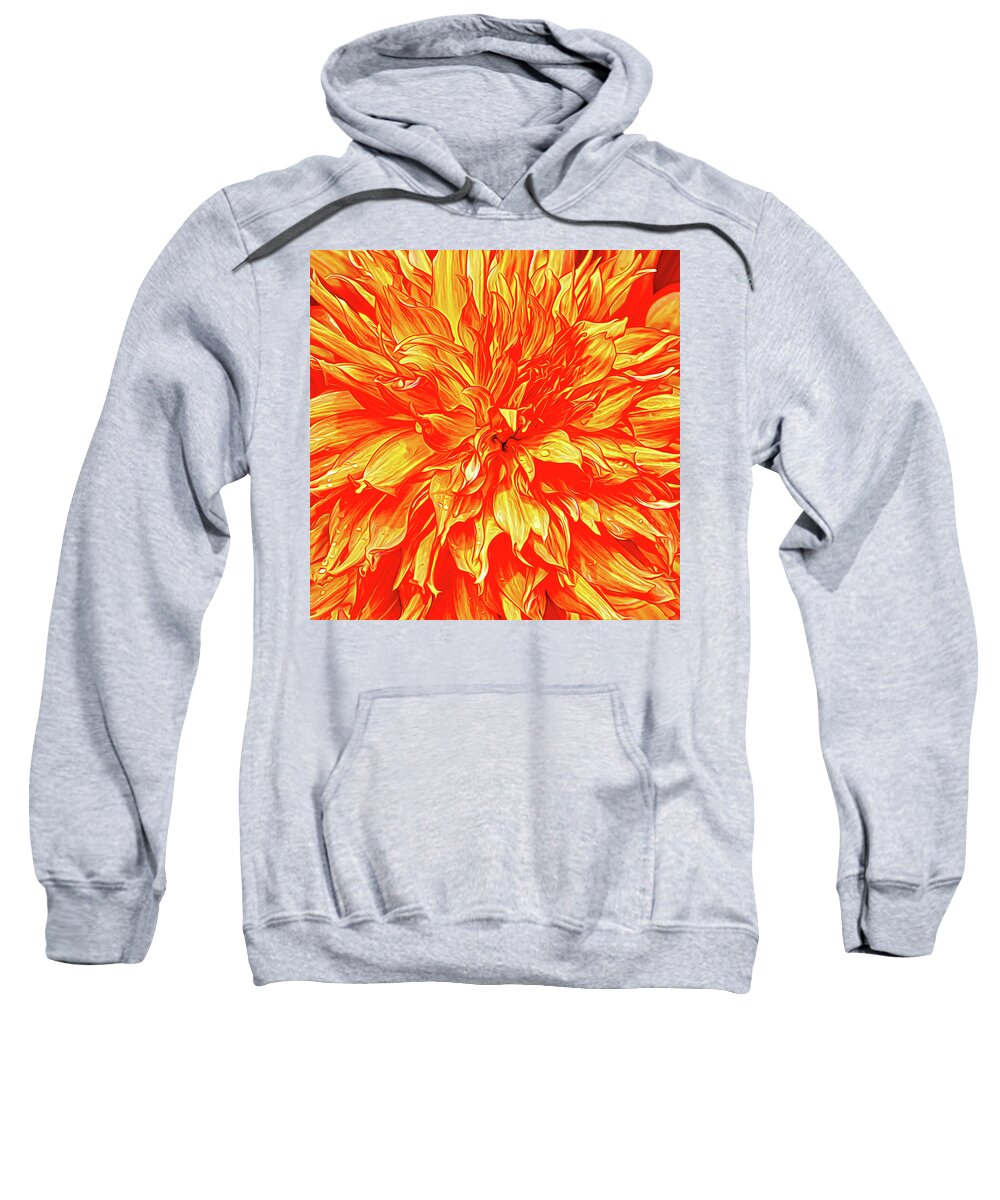 Beautiful Sweatshirt featuring the photograph Burning love by Tim Abeln