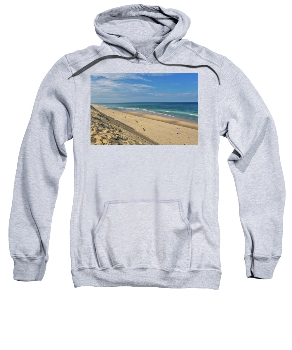 Cahoon Hollow Beach Sweatshirt featuring the photograph Cahoon Hollow Beach by Marisa Geraghty Photography