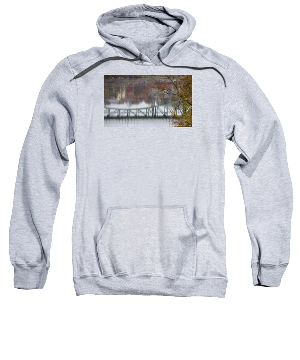 Augusta Sweatshirt featuring the photograph Capital Reflection by John Meader
