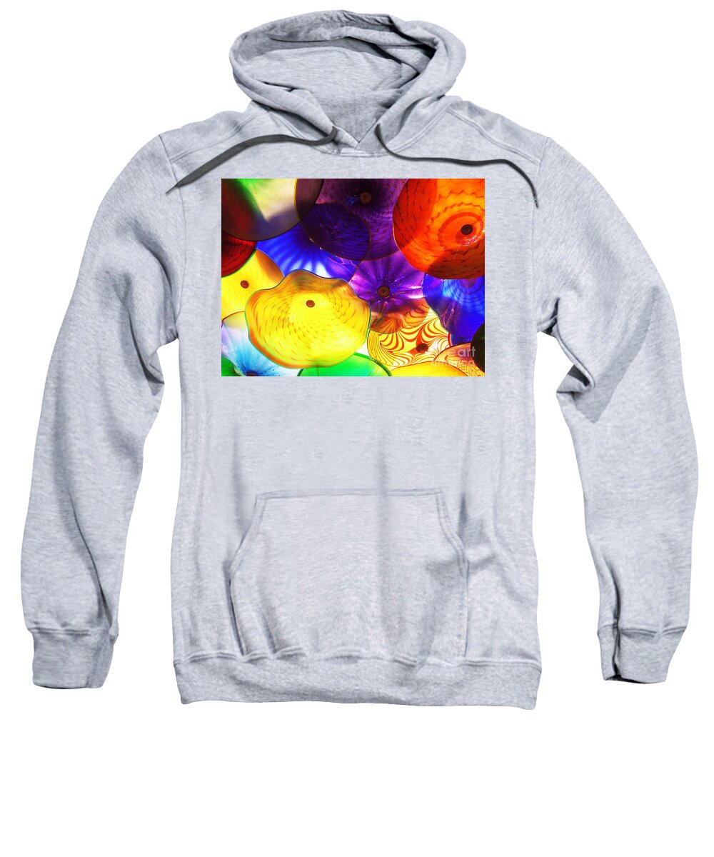 Glass Sweatshirt featuring the photograph Celestial Glass 3 by Xueling Zou