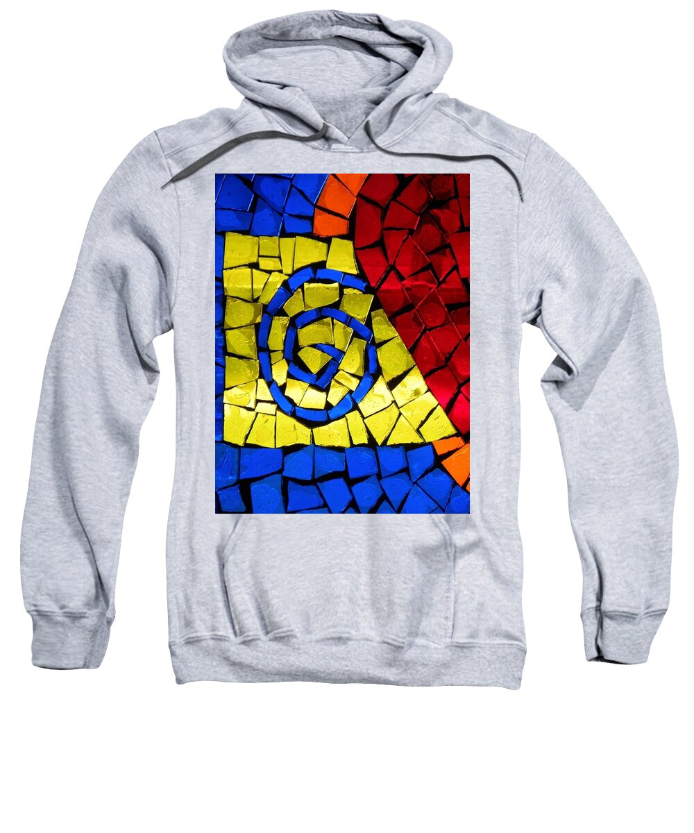 Stained Glass Sweatshirt featuring the photograph Chapel of Love by Kerry Obrist