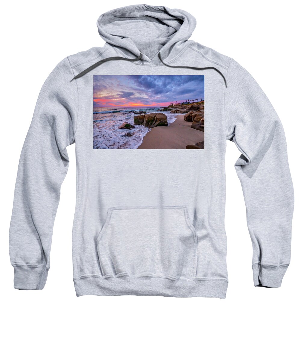 California Sweatshirt featuring the photograph Chris's Rock by Peter Tellone