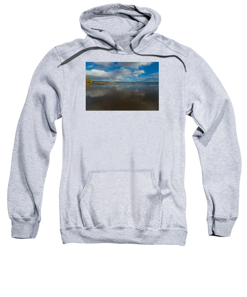 Sky Sweatshirt featuring the photograph Christmas Eve Early Gifts by Lora Lee Chapman