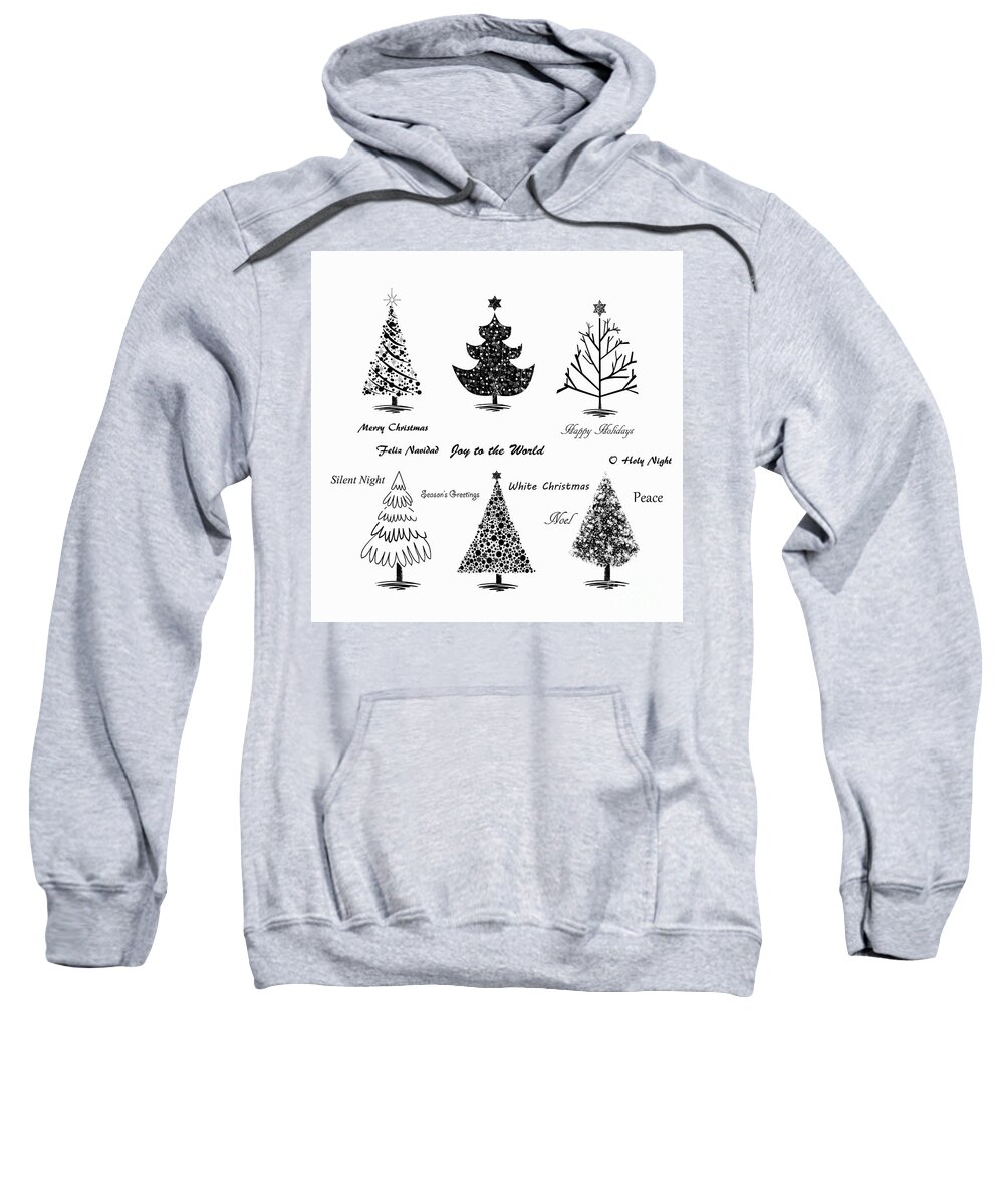 Christmas Sweatshirt featuring the photograph Christmas Illustration by Stephanie Frey