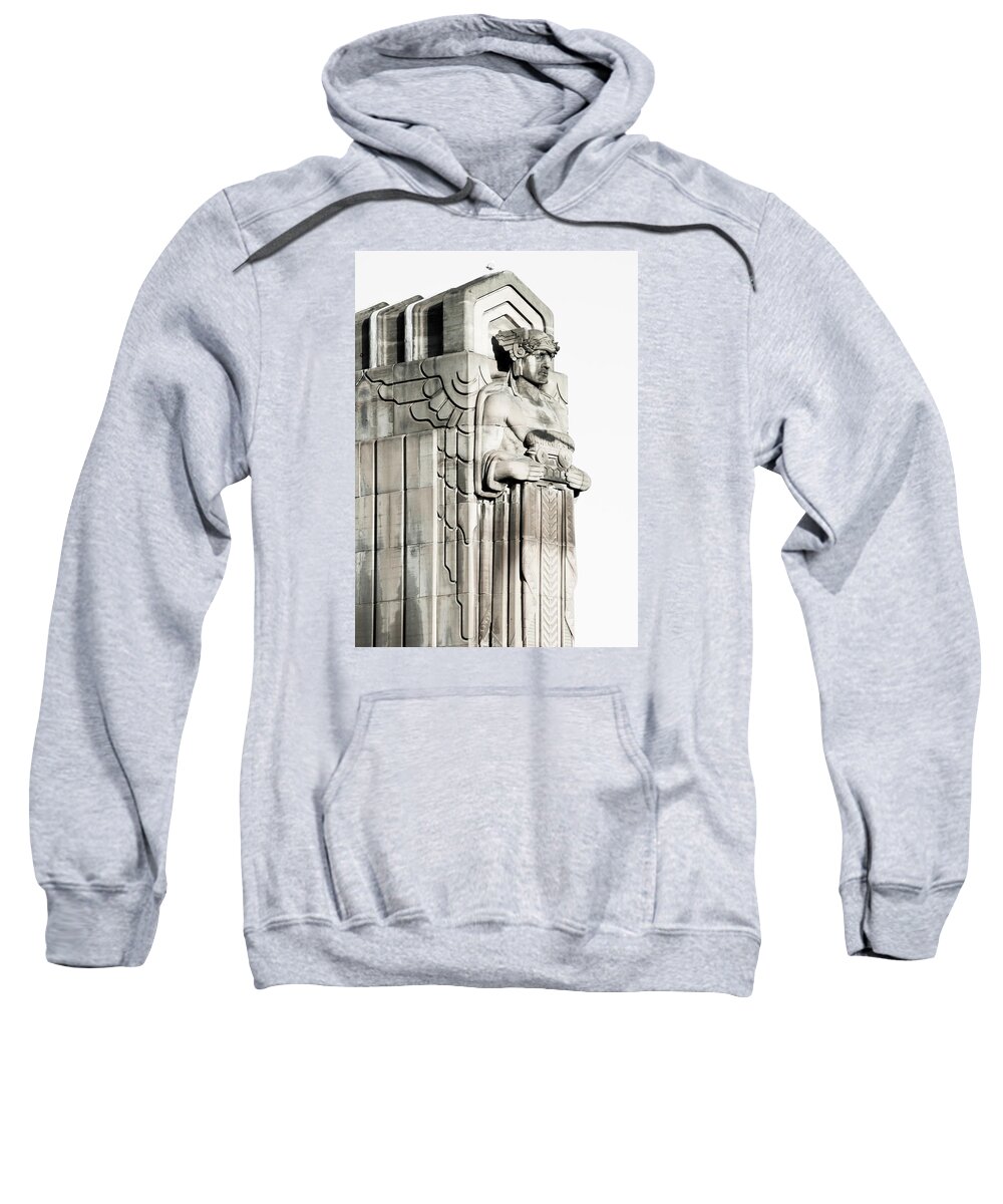 Cleveland Sweatshirt featuring the photograph Cleveland Icon by Stewart Helberg