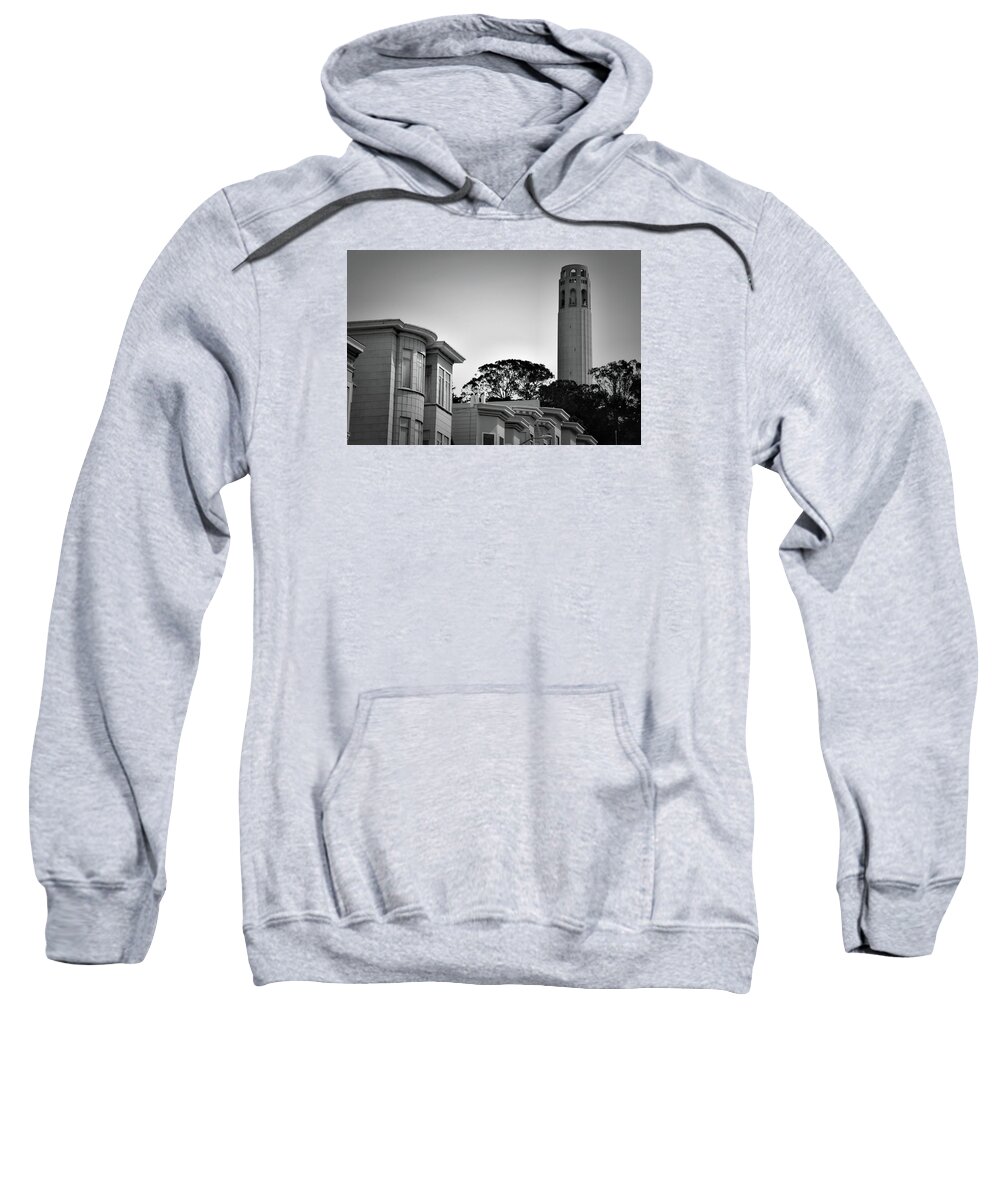 San Francisco Sweatshirt featuring the photograph Coit Tower by Spencer Hughes
