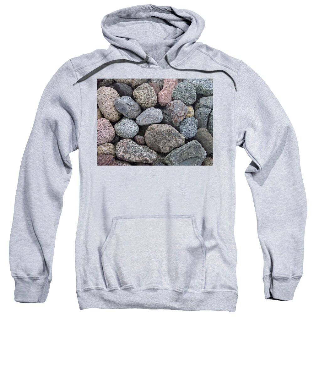 Rock Sweatshirt featuring the photograph Colorful Rocks by Richard Bryce and Family