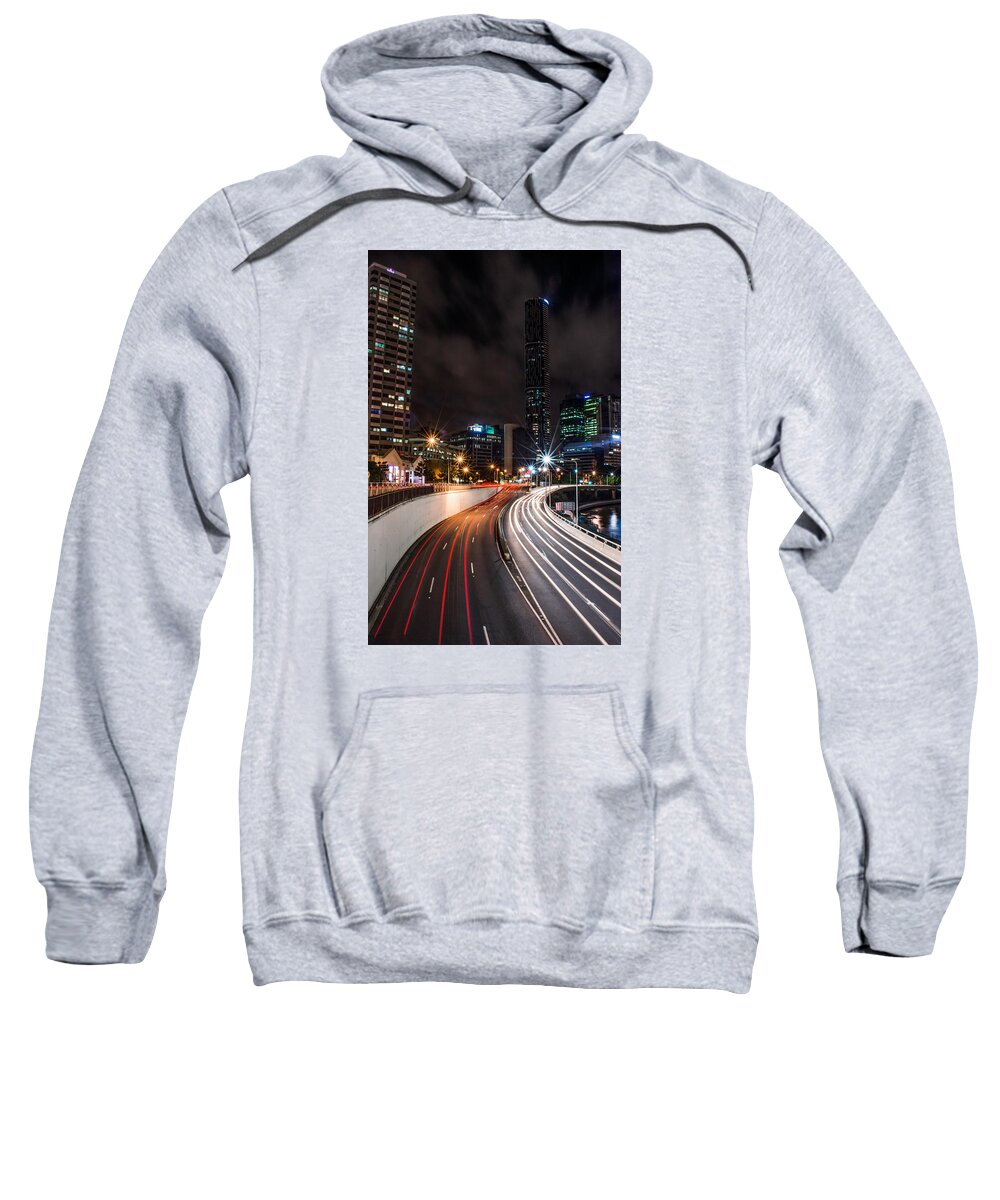 Color Sweatshirt featuring the photograph Colors Of The City by Parker Cunningham