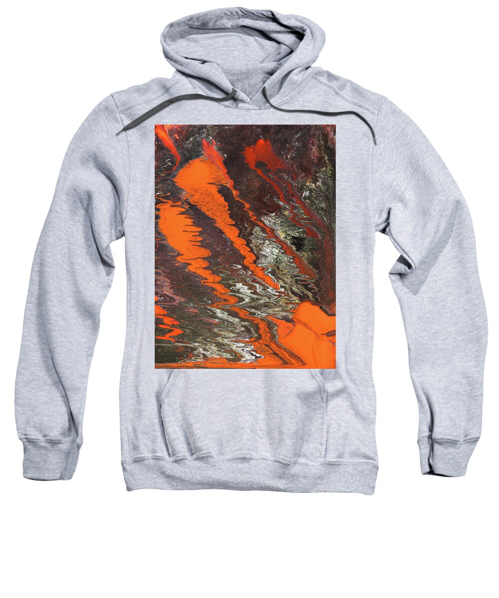 Fusionart Sweatshirt featuring the painting Convey by Ralph White