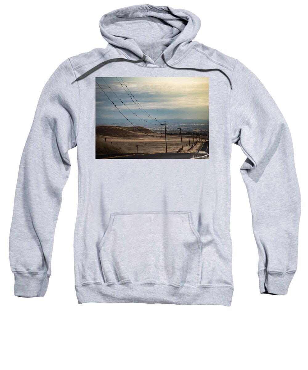 Twin Cities Road Sweatshirt featuring the photograph Country Road by Wendy Carrington