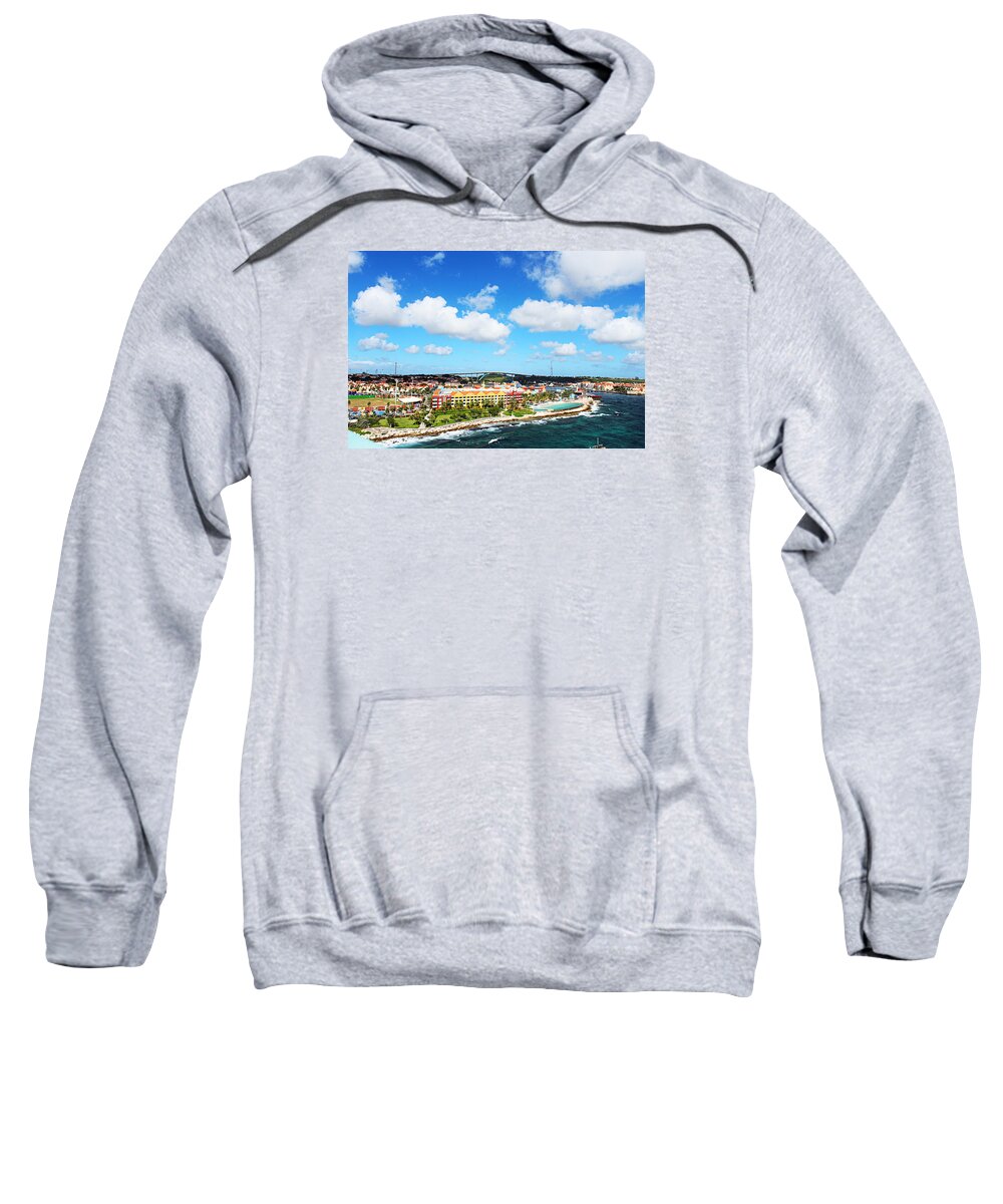 Sea Sweatshirt featuring the photograph Curazao by Infinite Pixels