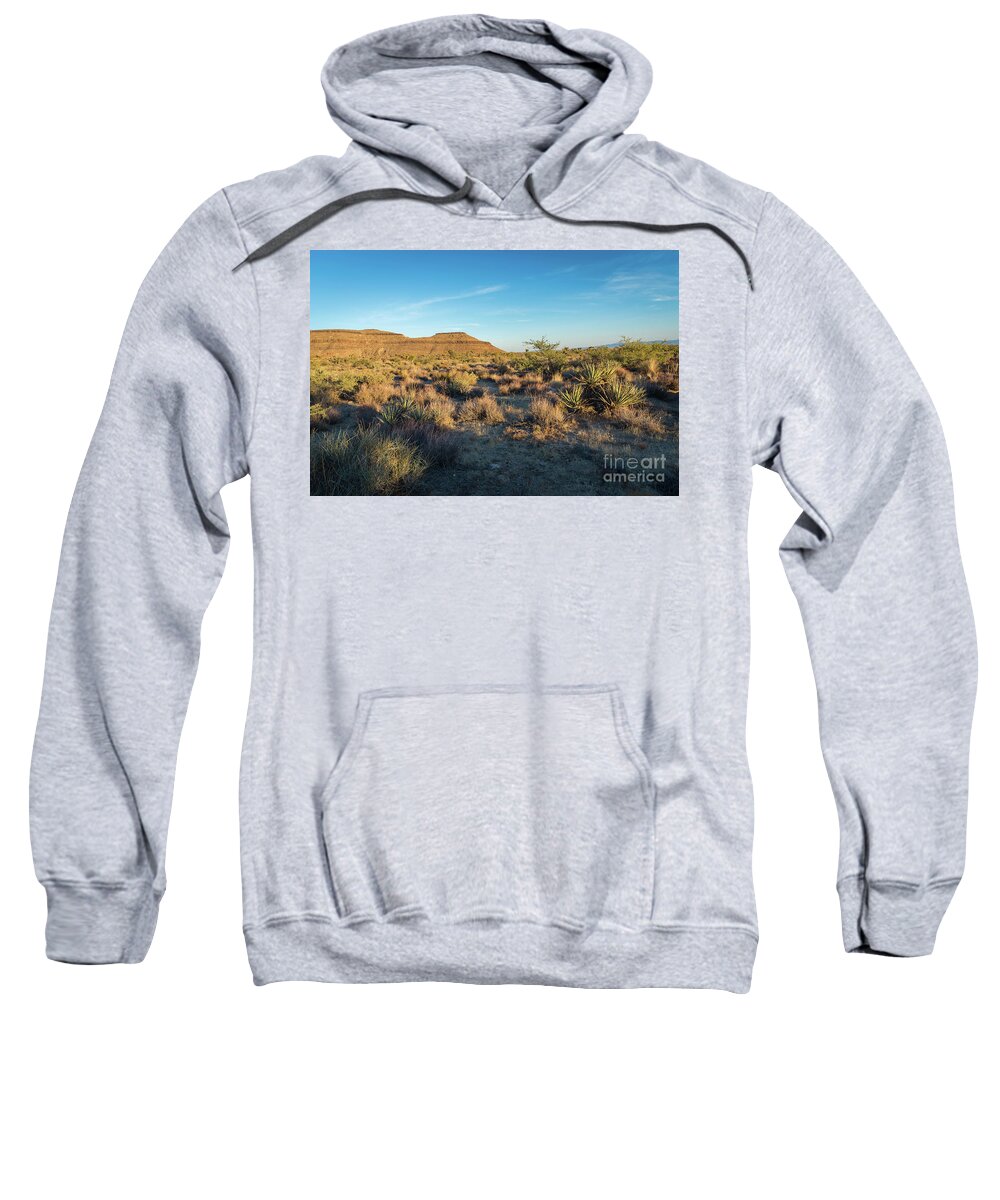 Fall Sweatshirt featuring the photograph Desert and Woods Mountains by Jeff Hubbard