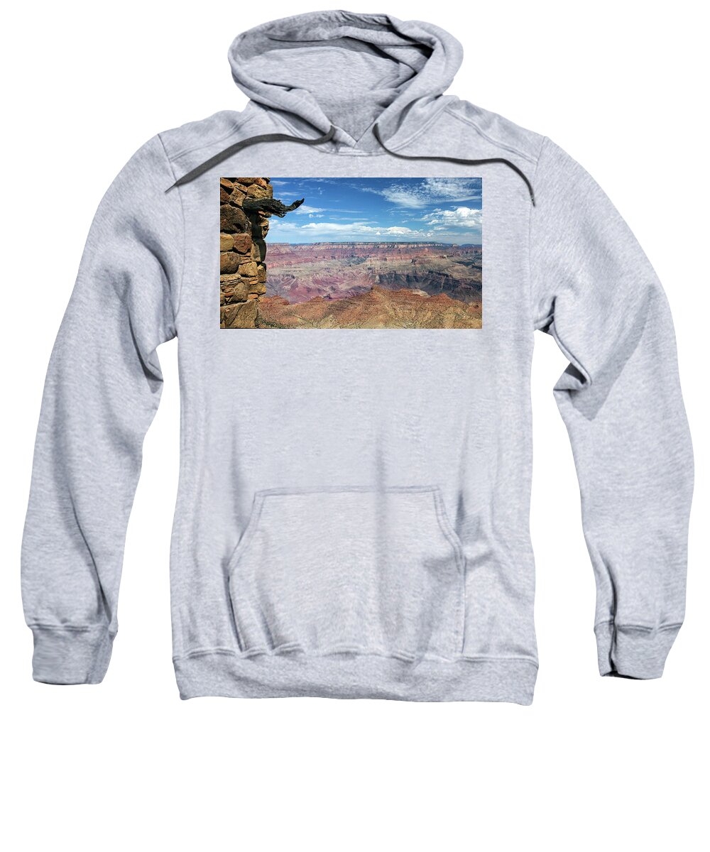 Grand Canyon Sweatshirt featuring the photograph Grand View Perspective by Art Cole