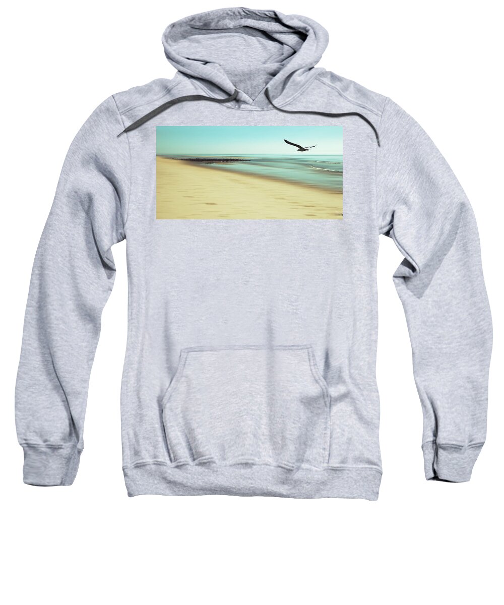 Seagull Sweatshirt featuring the photograph Desire by Hannes Cmarits