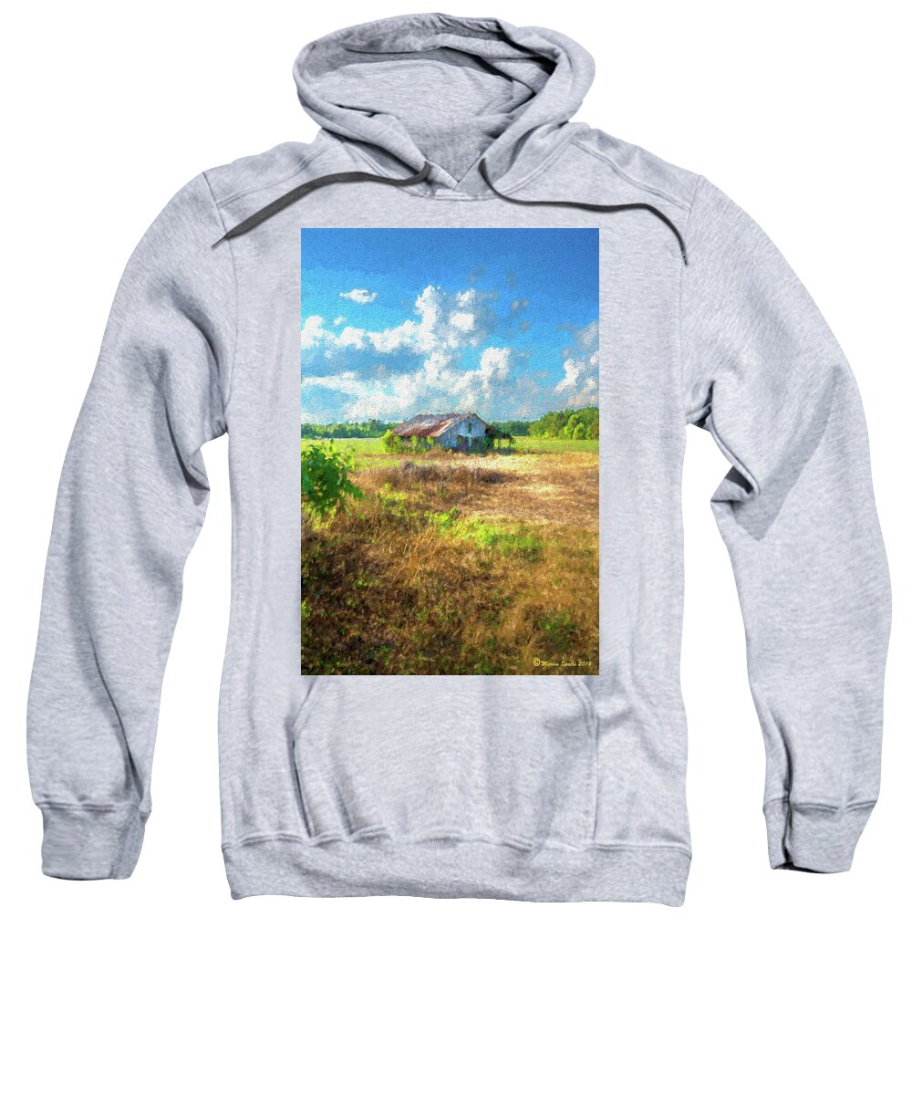 Farm Sweatshirt featuring the photograph Down On The Farm by Marvin Spates