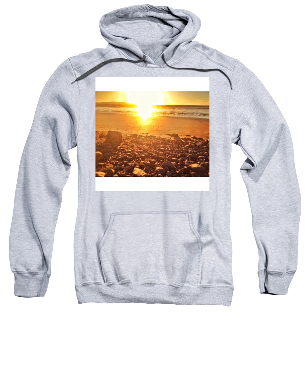 Fff Sweatshirt featuring the photograph Down The Beach
#beach by Tai Lacroix