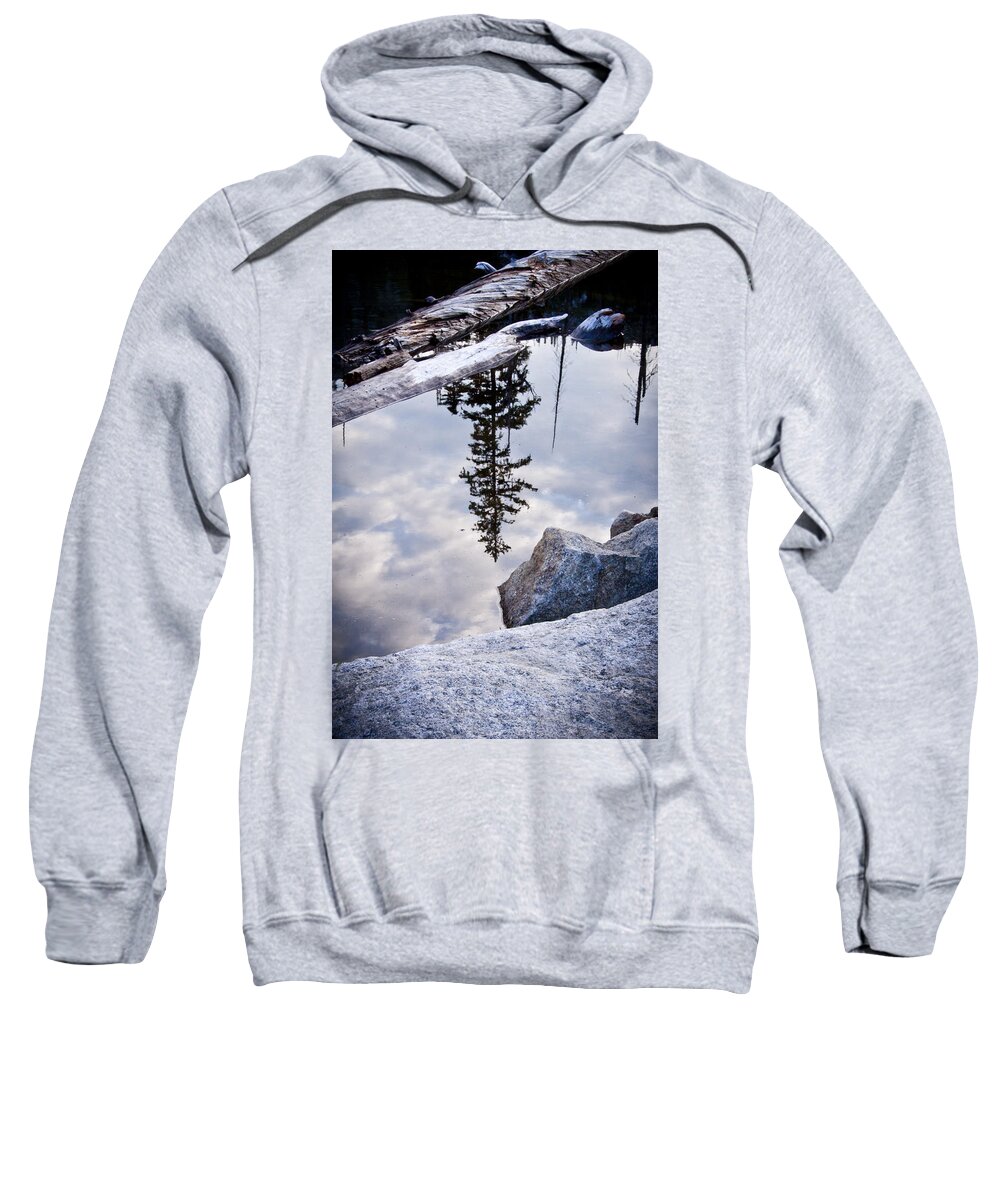 East Roman Nose Lake Sweatshirt featuring the photograph Downside Up by Albert Seger