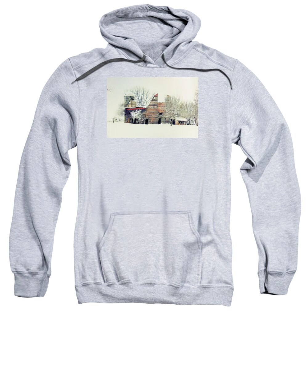 Barn Sweatshirt featuring the photograph Drafty old Barn by Julie Hamilton