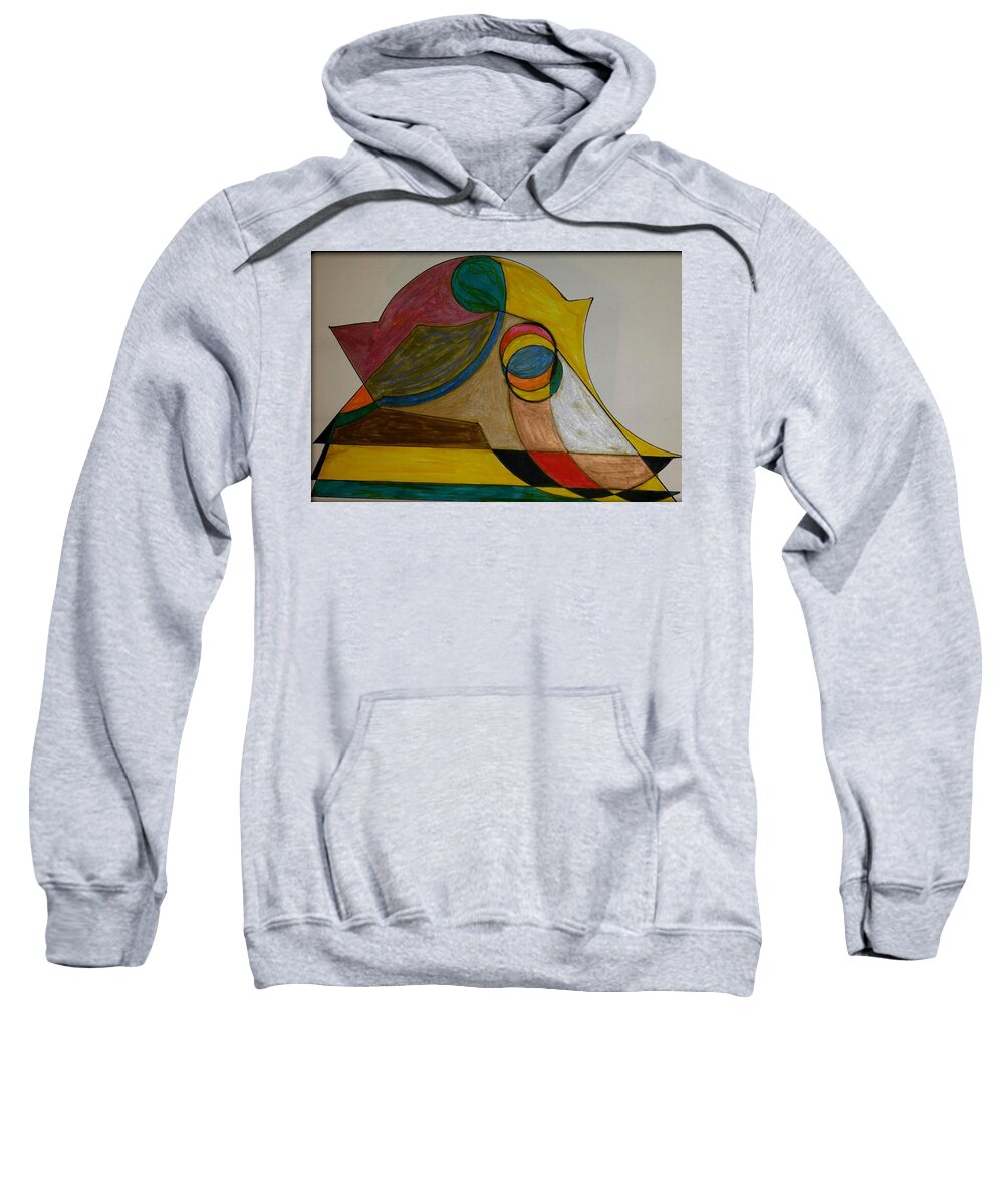 Geometric Art Sweatshirt featuring the glass art Dream 2 by S S-ray