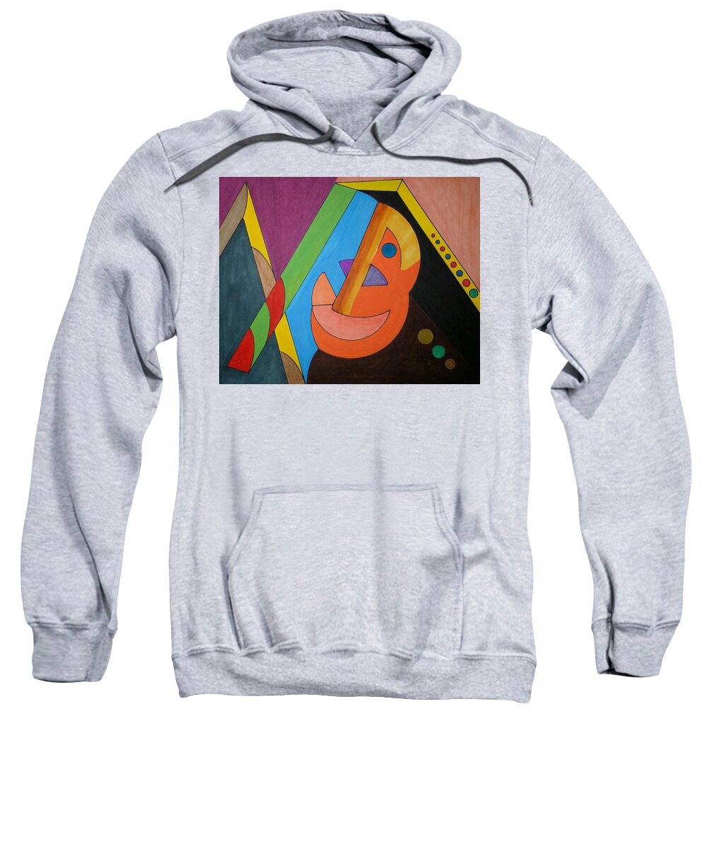 Geo - Organic Art Sweatshirt featuring the painting Dream 318 by S S-ray