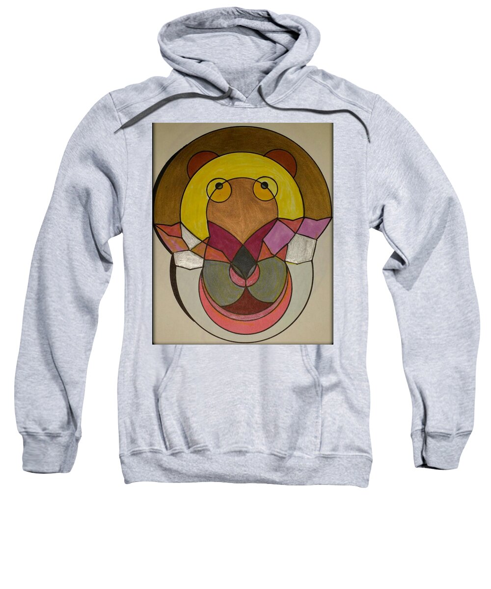 Geometric Art Sweatshirt featuring the glass art Dream 56 by S S-ray