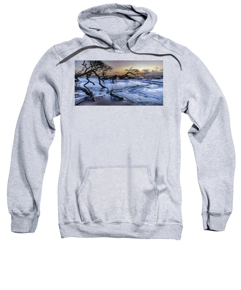 Landscape Sweatshirt featuring the photograph Driftwood Beach 3 by Dillon Kalkhurst