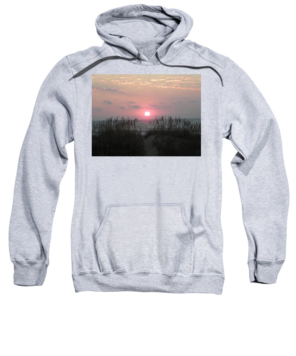 Sunrise Sweatshirt featuring the photograph Dune Rise by Kim Galluzzo