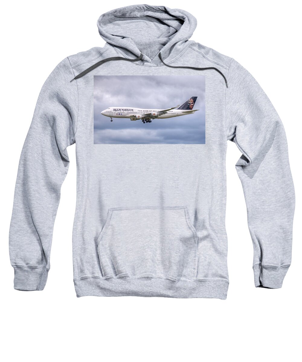 Iron Maiden Sweatshirt featuring the photograph Ed Force One by Jeff Cook