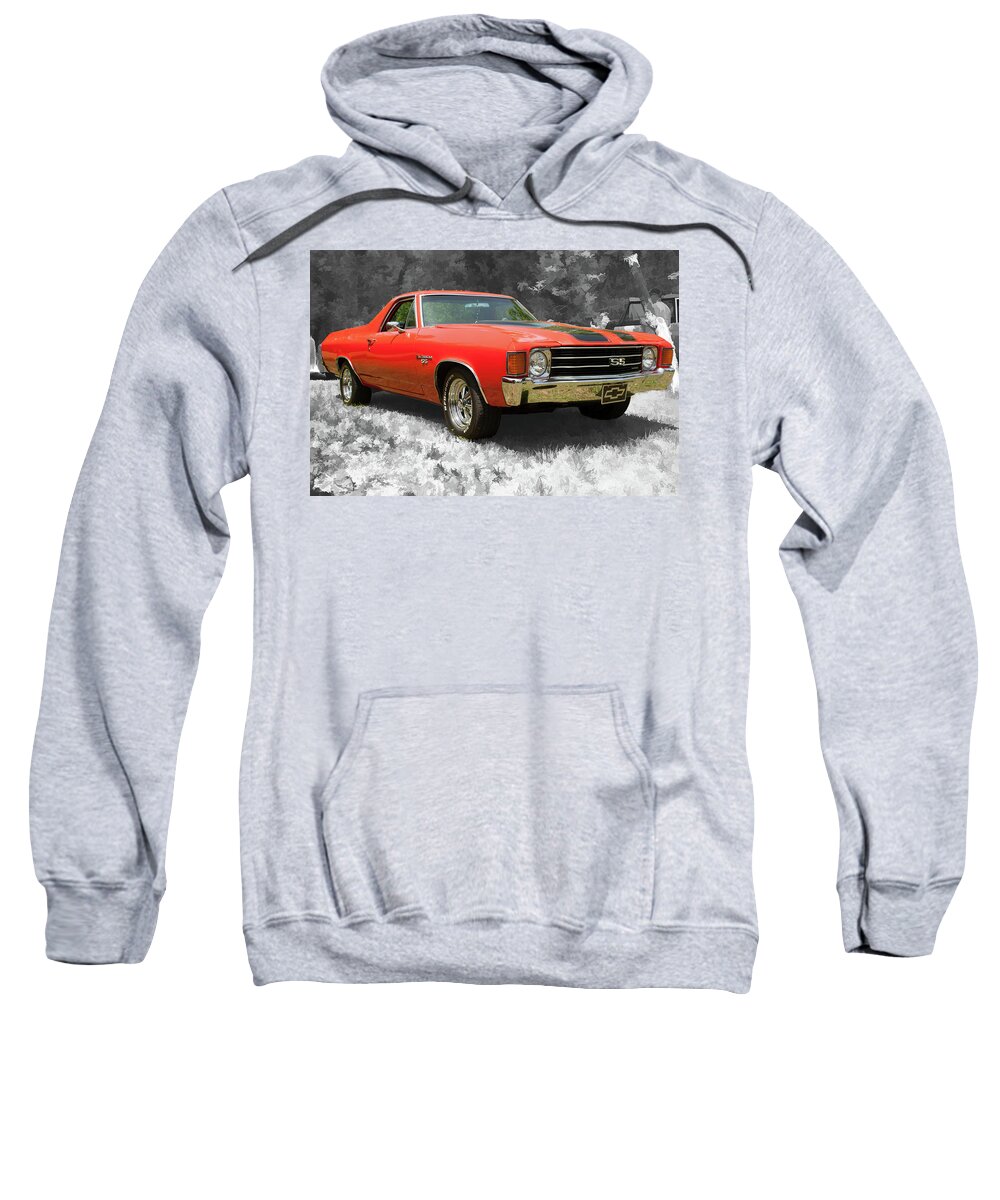  Sweatshirt featuring the photograph El Camino 1 by Kristia Adams