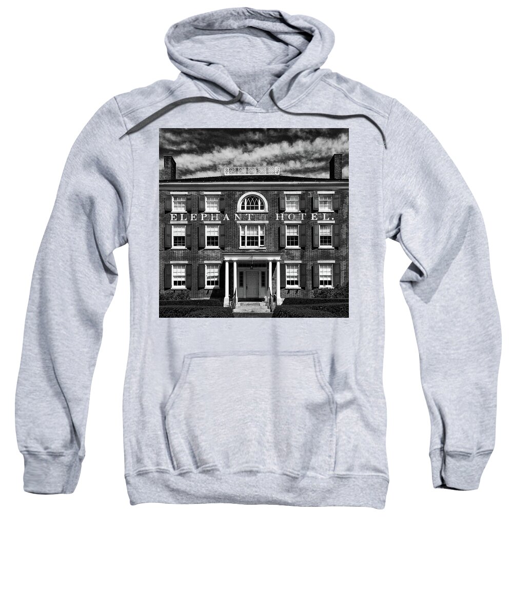 Architecture Sweatshirt featuring the photograph Elephant Hotel by Eric Lake